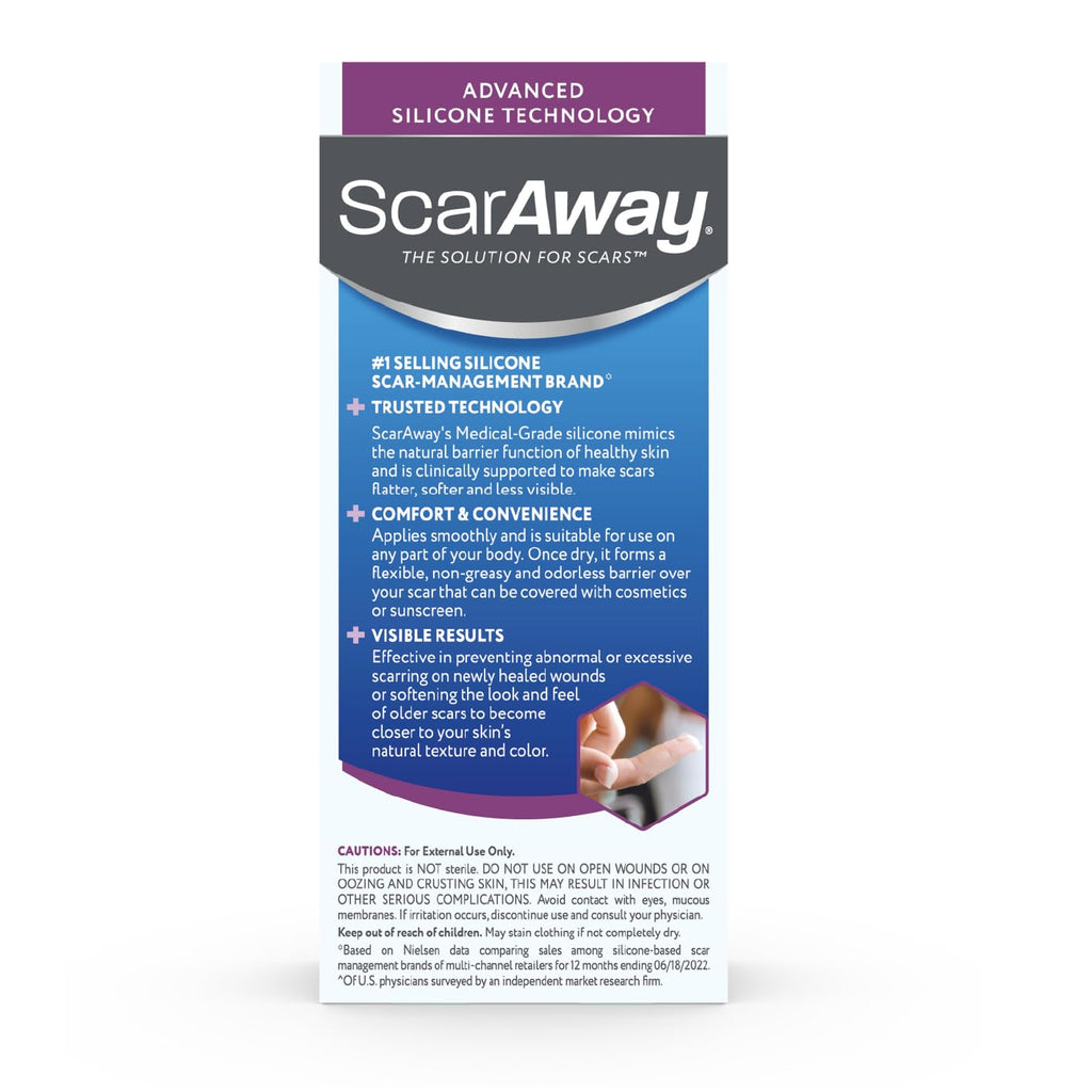 ScarAway Complete Scar Treatment Kit, Clinically Supported Treatment (Pack of 2) Tan Medical-Grade Silicone Scar Sheets (1.5" x 3") and Silicone Gel (0.35 Oz), Water-Resistant & Self-Adhesive
