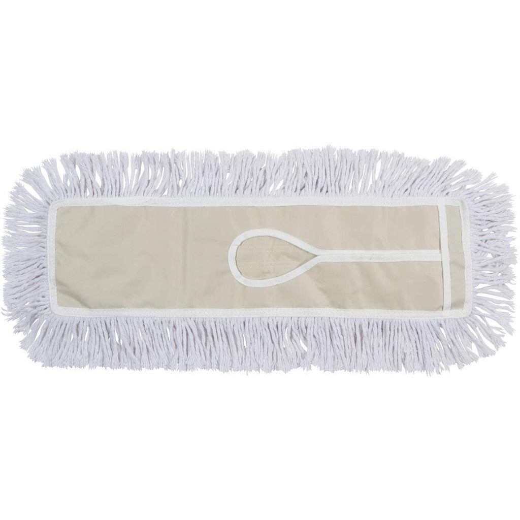 Tidy Tools 24 Inch Commercial Dust Mop Replacement Head – Reusable Cotton Dust Mop Refill for Floor Cleaning and Janitorial Use