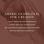 Caswell-Massey Triple Milled Heritage Woodgrain Sandalwood Three-Soap Set, Scented & Moisturizing Bath Soap, Made In The USA, 3 Count (Pack of 1)