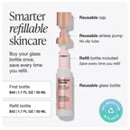 Innbeauty Project Extreme Cream Anti-Aging Firming & Lifting Moisturizer Refill with Peptides & Bio-Retinol Alternative, REFILL, 1.7 OZ (50ml)
