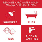 MAGIC Shower Glass and Mirror Cleaner Spray Bundle, Fog & Streak Free, Removes Soap Scum, Rust Stains, Fingerprints, Dirt, and Hard Water, Perfect for Shower Doors, Window, Glass Surfaces, 28 Fl Oz