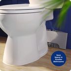 Squatty Potty Porta Traveler Foldable Toilet Stool for Travel, 7" Height, Gray