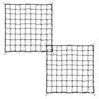 GBACHOOSE 2 Pack 5x5 ft Elastic Trellis Netting for Grow Tent, Heavy Duty Plant Support Net with Steel Hooks and 100 Zip Ties, Black Garden Trellis Net for Tomatoes, Cucumbers, Vines