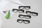 Eyekepper Vintage Reading Glasses for Men - 5 Pack Spring Hinges Classic Readers - Black Frame +1.50