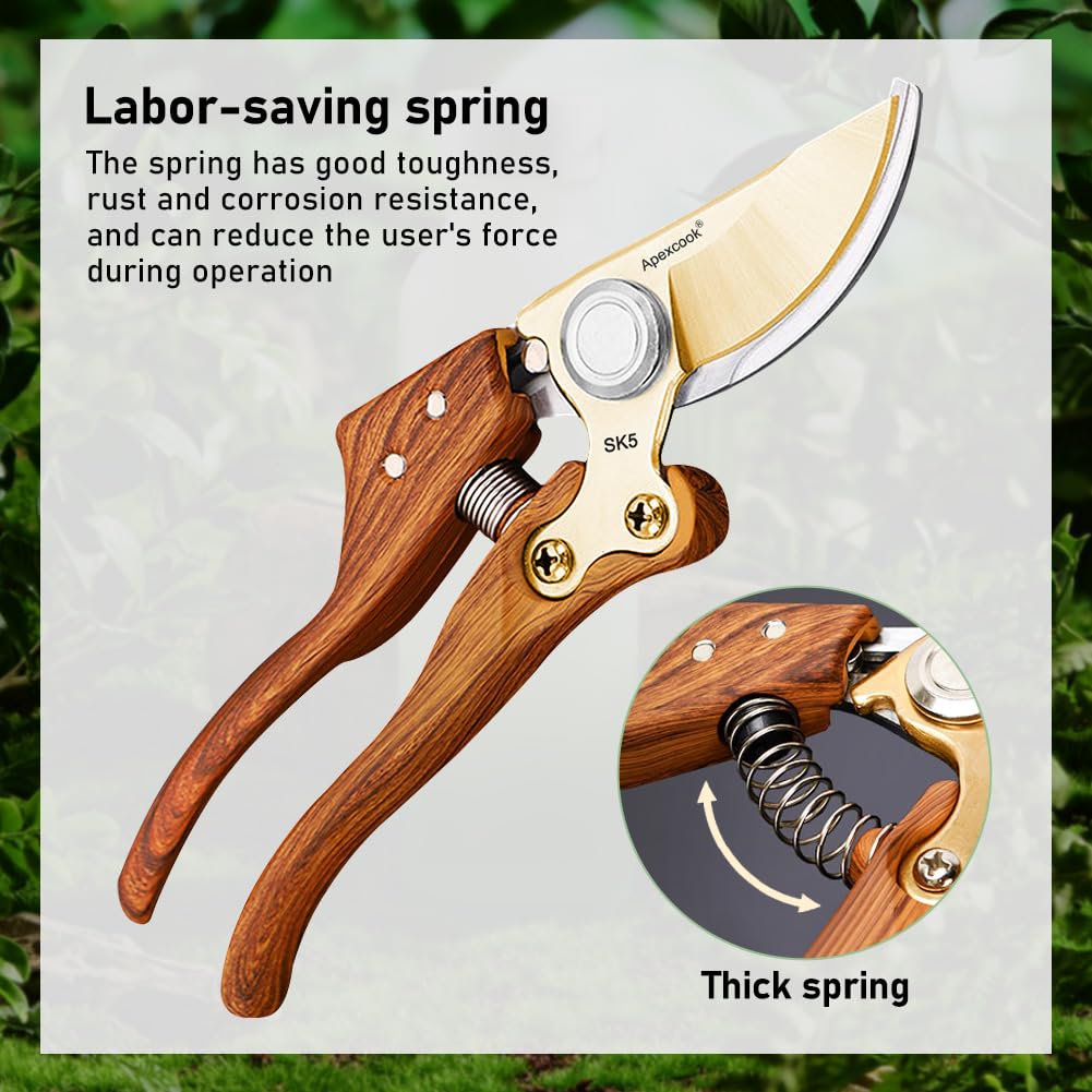 Garden Shears Handheld PruningShears for Heavy DutyErgonomic GardeningTools
