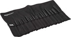 Amazon Basics 16-Piece Chrome Vanadium Steel Punch and Chisel Set with Storage Pouch, Cold Chisel, Pin Punch, Center Punch