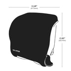 San Jamar Element Paper Towel Dispenser, Manual Lever Roll for Bathroom and Kitchen, 12.75" x 12.5" x 8.5", 1 Count, Black Pearl