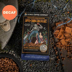 Bones Coffee Company Decaf Army Of Dark Chocolate Flavored Coffee Beans, Dark Roast Ground Coffee Low Acid Decaffeinated (12 oz)