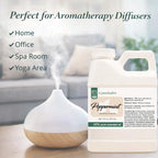GreenHealth Peppermint Essential Oil – 16 fl oz | 100% Pure & Uncut | Heavy-Duty Plastic Jug | FDA Compliant, Space-Saving Container | for Aromatherapy, Soap, Candles, Cleaning, DIY