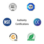 ESHIONG NSF Certified 1/4" O.D. Push to Connect Fittings for RO (Reverse Osmosis) Water Filter（with water float ball valve）19 pcs+30 feet 1/4" Water tubing.