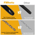 1/4-20 x 2-1/2" Flat Head Thread Cutting Self Drilling Deck Screws, Type 7, Star Drive T-30, Steel Floorboard Thread Cutting Screws for Wood & Metal-300 Pack