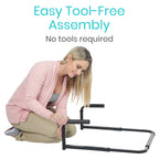 Vive Stand Assist - Mobility Standing Aid Rail for Couch, Chair - Assistance Handle for Patients, Elderly, Seniors and Disabled - Safety Grab Bar for Sitting, Sofa, Home - Adjustable, Portable Device