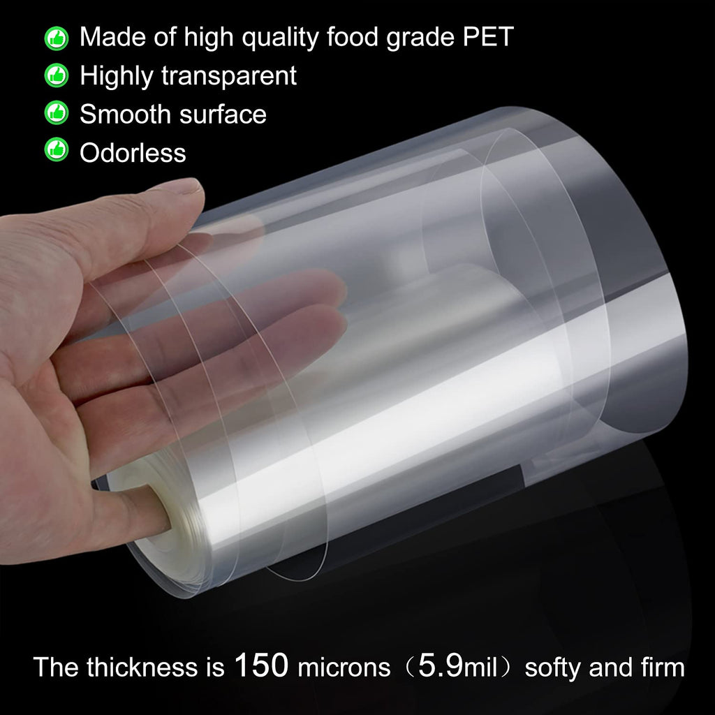 Cake Collars 12 x 394inch (5.9 mil thick) Transparent Acetate Sheets Rolls for Baking Surrounding Edge Decorating