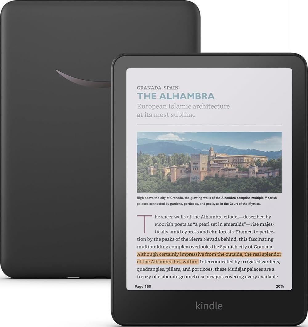 Amazon Kindle Colorsoft 16 GB (2024 model) – With color display that brings covers and content to life, now highlight in color – No Ads – Black