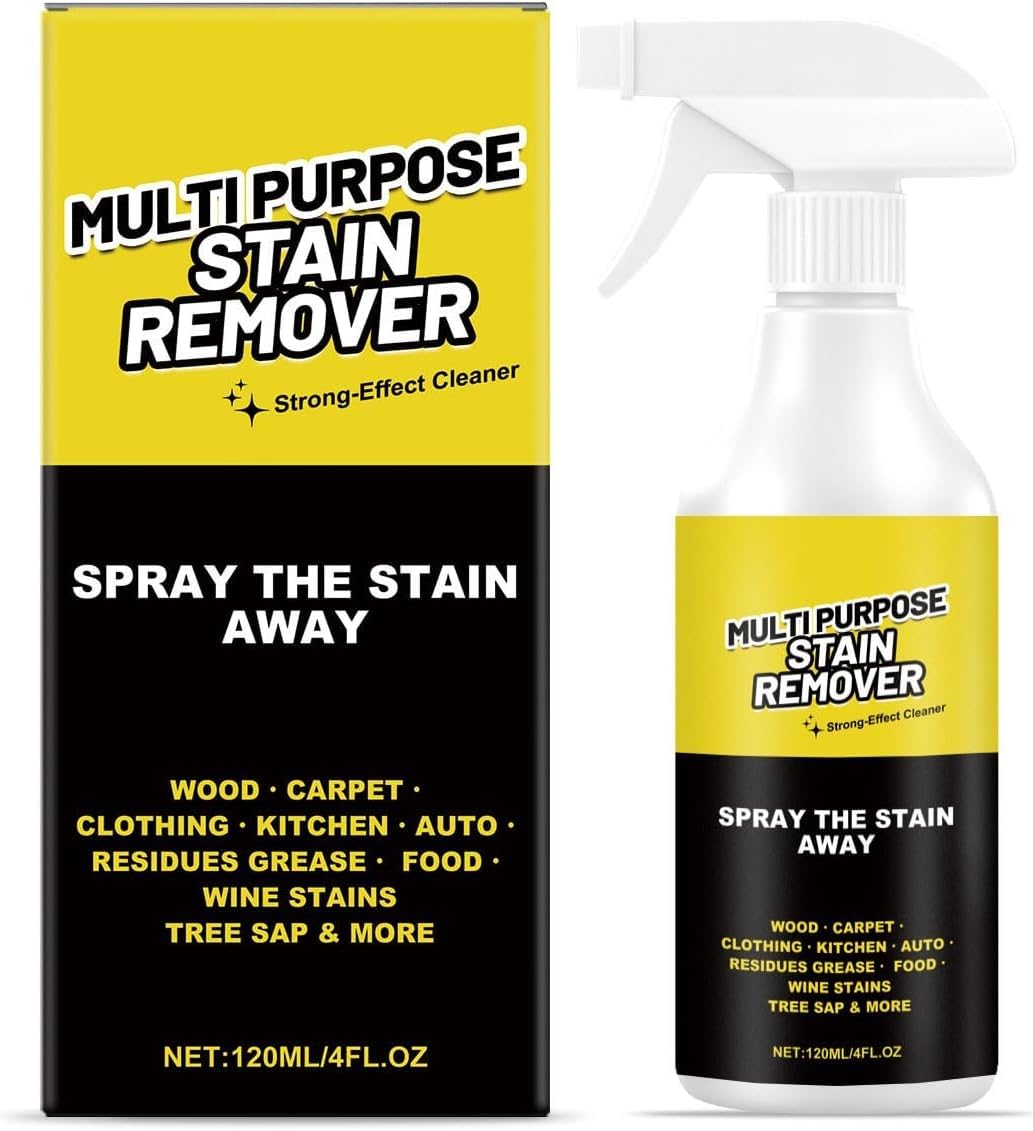 iekufes AlienPower Spray,Multi-Purpose Stain Remover -A powerful cleaner for kitchens, floors, toilets, and cars.Effectively removes hard water stains, yellowing, rust, and stubborn residues（120ml）