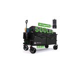 Hikenture Extended Collapsible Wagon, Beach Wagon with Big Wheels for Sand