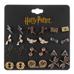 Harry Potter Hogwarts Symbols Zinc Alloy Earrings Set for Women