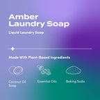 Zum Laundry Soap - Amber, 64 fl oz