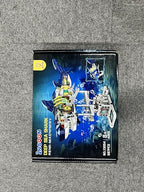 INSOON Mechanical Shark Building Set with LED Light, 687 PCS Movable Ocean Animal with Display Stand, Sea Fish Building Block Toy, Home Decor Gift for Adults Teens Kids Boys Ages 12+