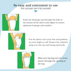Catheter Leg Bag Holder 2 Count Fabric Catheter Sleeves Urine Leg Bag Holder - Urinary Drainage Bag Stay in Place Urine Bags for Legs Foley Catheter Bag Holder Strap for Men or Women Wheelchairs (L)