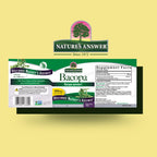 Nature's Answer Bacopa Monnieri | Helps Improve Memory | NON-GMO| No Preservatives | Gluten-Free, Vegan & Vegetarian – 500mg (90 Capsules)