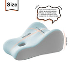 kaobbfacai Intimacy Support Wedge Pillow for Couples, Memory Foam Positioning Cushion for Back, Neck & Waist Pain Relief with Washable Cover, Portable Design for Relaxing, Reading & Adult Play-Blue