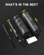 Fanttik E2 Ultra Mini Electric Screwdriver, Cordless Screwdriver, Max 0.6N.m, 50 Magnetic Bits, 5/32'' Hex, Magnetic Storage, Repair Tool for Electronics, Camera, Laptop, and PC Build (Grey)