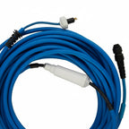 9995862-60ft Blue Cable Only Compatible with Dolphin Pool Robot Nautilus CC Plus [Non WiFi], M200, 9995862, Includes 2 Big Floats and Swivel for Tangle-Free Operation [2 Prongs] Updated Version