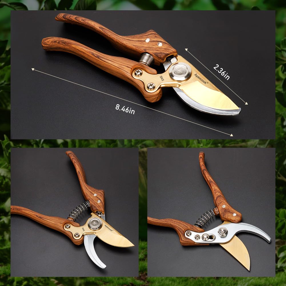 Garden Shears Handheld PruningShears for Heavy DutyErgonomic GardeningTools