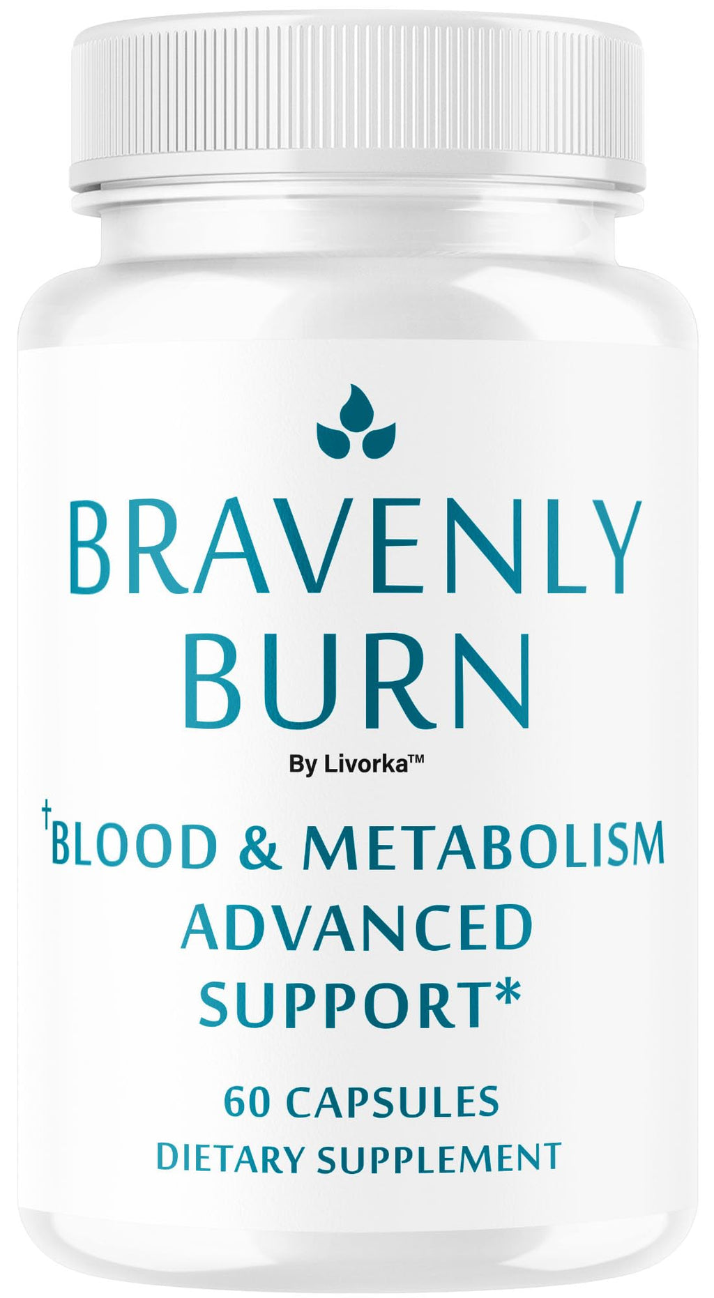Bravenly Burn Pills - Official BravenlyBurn Capsules Supplement Support Premium Advanced Formula All Natural Digestive Support for Gut Health Overall & Wellness, 60 Capsules for 1 Month