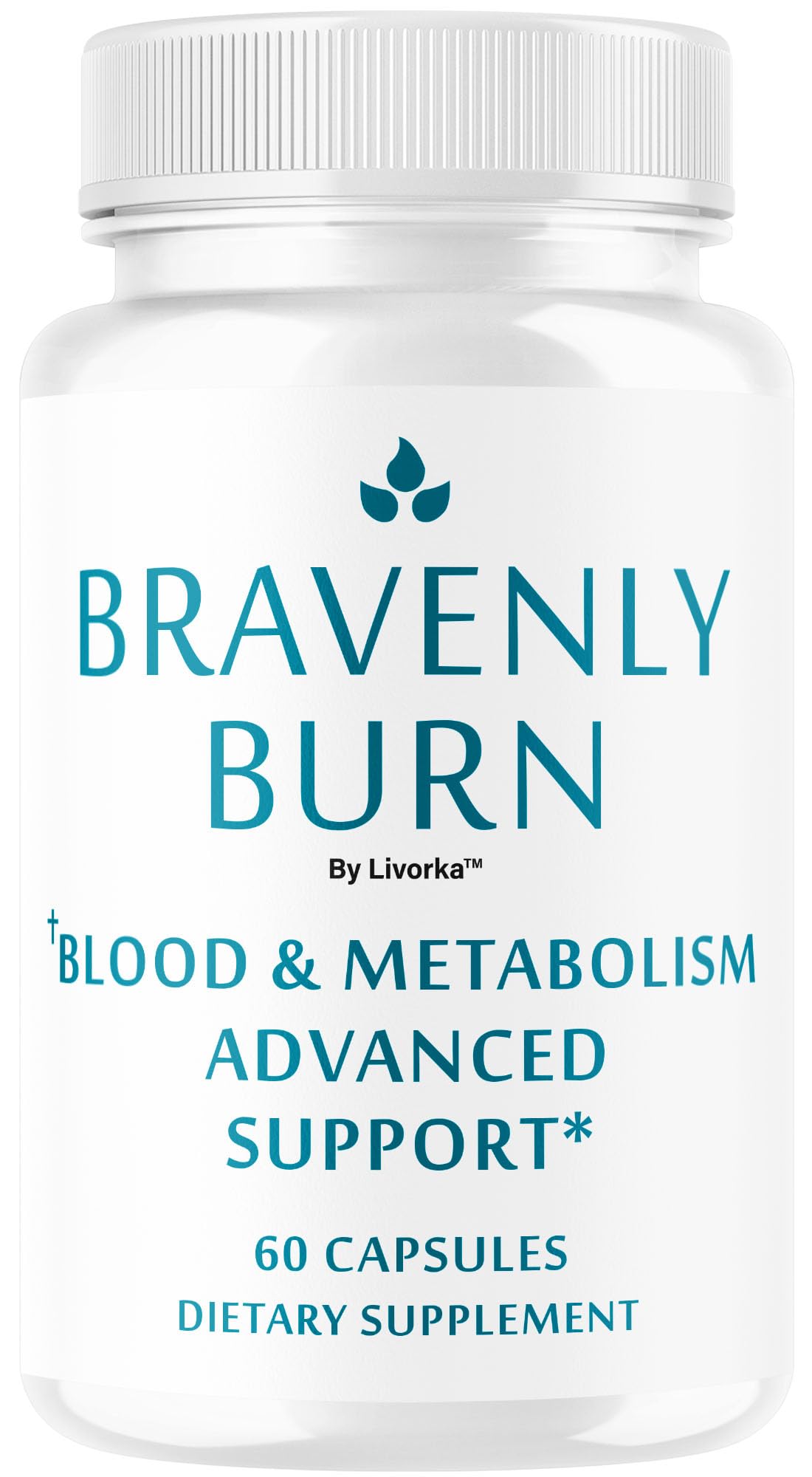 Bravenly Burn Pills - Official BravenlyBurn Capsules Supplement Support Premium Advanced Formula All Natural Digestive Support for Gut Health Overall & Wellness, 60 Capsules for 1 Month