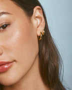 gorjana - Lou Huggies 1/2" Drop - 18k Gold Plated for Women