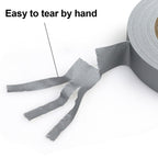 BOMEI PACK Grey Gaffer Tape, Matte Non-Reflective, 1inch x 30yds No Residue Hand Tear Self-Adhesive Gaffer Tape for Labeling, Cable, Stage, Photo Studio, Painters and Duct Repair, 1 Pack