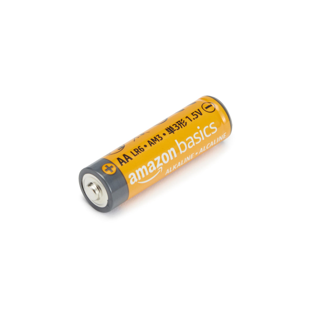 Amazon Basics 24-Count AA & AAA High-Performance Alkaline Batteries Value Pack, 12 AA and 12 AAA Batteries for Storage