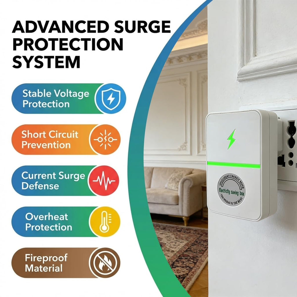 6 Pack Stopwatt SmartPlug Device, Stop Watt Device Plug-in for Home & Office US Plug 90V-250V 30KW