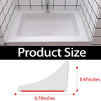 New Collapsible Shower Threshold Water Dam, Self Adhesive Silicone Waterproof Barrier Bathroom and Kitchen Water Strip Dam Shower Guard for Dry And Wet Separation Caulk Seal Strip Edge Trim(TM)