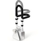 Adjustable Bathtub Safety Rail with Double Grip, 14–18 Inch Height Shower Grab Bar for Seniors, Elderly & Disabled, Non-Slip Tub Side Bar Clamp for Bathroom Support