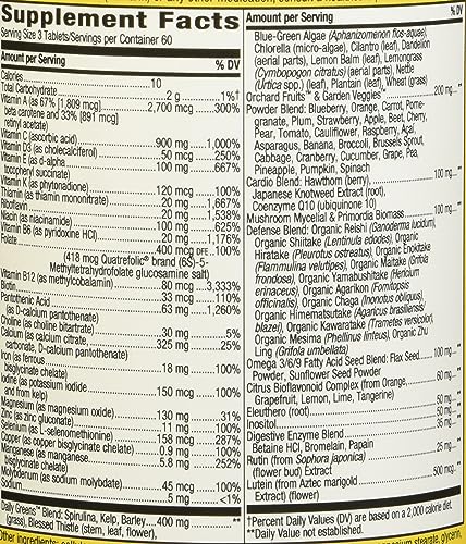 Nature's Way Alive! Max3 Potency Daily Multivitamin, Methylated B12 and Folate, Ultra Potency B-Vitamins to Support Energy Metabolism*, 180 Tablets, (Pack of 2)