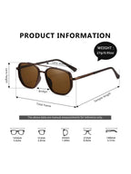 kimorn Women's Tangle Free Aviator Sunglasses, Polarized UV400 Protecion