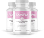 Femipro Bladder Control Supplements for Women & Men, Natural Herb & Probiotic Blend, Supports Urinary Tract Health & Microbiome Balance | Made in USA Non-GMO, 30 Capsules, 3 Month Supply