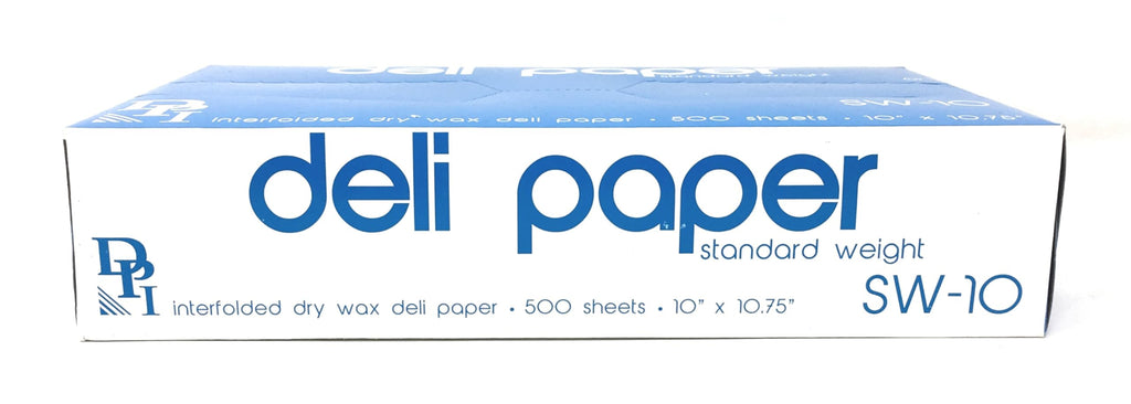 Durable Packaging 10" x 10 3/4" Interfolded Deli Wrap Wax Paper