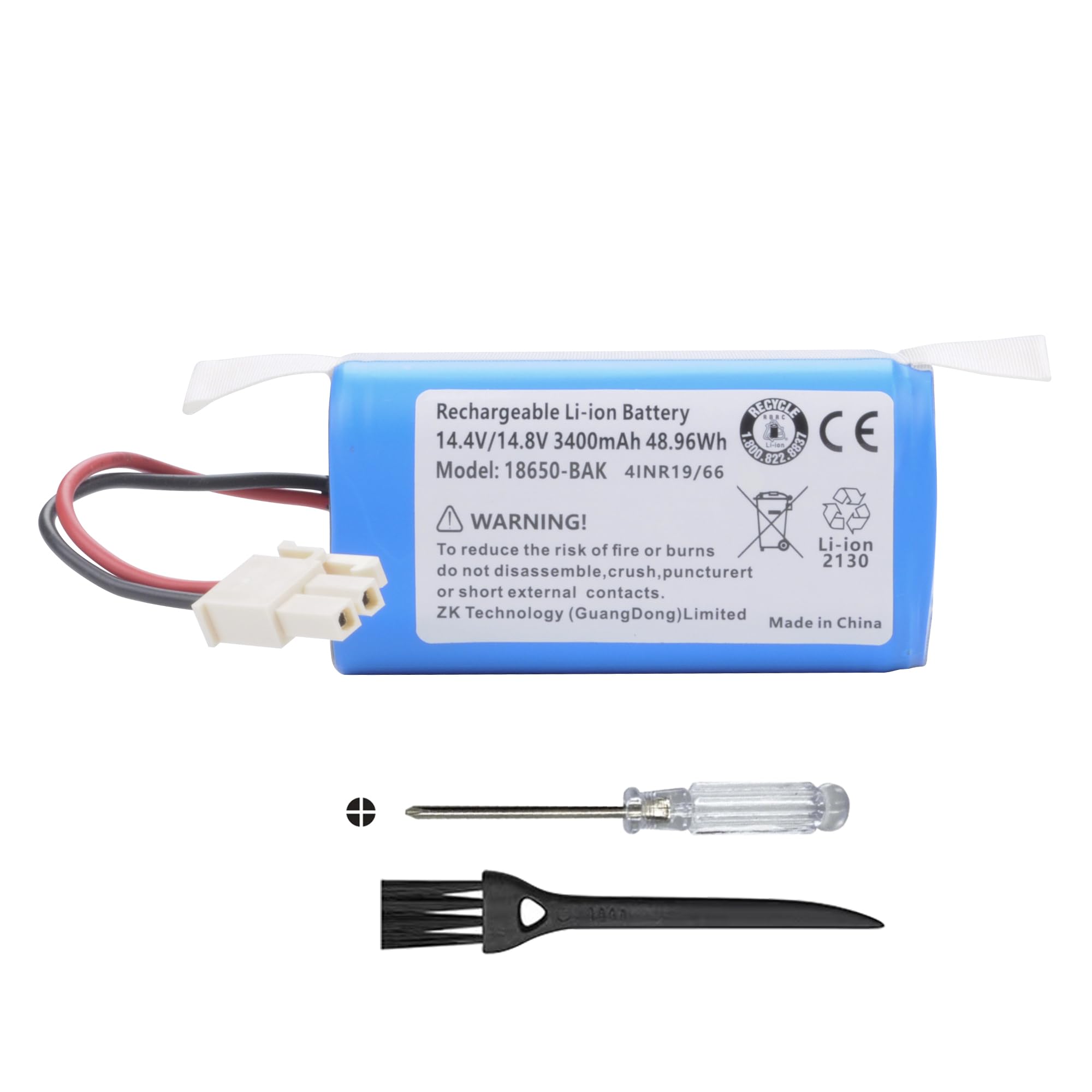 Vacuum Battery Replacement for ILIFE A4s, A4s pro, A6, A7, A8, A9, V7, V7S