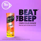 Dex4 Glucose Tablets, Orange, 12-Pack of Dex4 Tubes, 10 Tablets in Each Tube, Each Tablet Contains 4g of Fast-Acting Carbs
