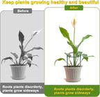 HiGift 4 Pack Height Adjustable Metal Plant Support (36" H or 24" H or 12" H), Heavy Duty Peony Cages and Supports, Half Round Tall Plant Support Ring for Outdoor Indoor Plant Hydrangea Flower