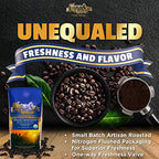 Mt. Whitney Organic French Roast, Dark Roast, Low Acid Coffee (Whole Bean, 2 Lb)