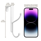niffgaff Over Door Hook 2-Pack, Heavy Duty Door Hanger, Fits Interior Doors 1.4 Inches Thick, Organize Coats, Hats, Towels, and Bags for Entryways, Bathrooms, Bedrooms, and Kitchens, White