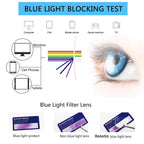 Henotin 5-Pack Reading Glasses Blue Light Blocking Anti Eyestrain Computer Reading Glasses for Women and Men Readers (5 Pack Mix Color, 2.25)