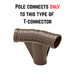 Replacement Horizontal Pool Leg, Pole & Frame Support Bar Brown Oval for Coleman Power Steel 18ft x 48in Above Ground Swimming Pool (Fits 2022+ Models)
