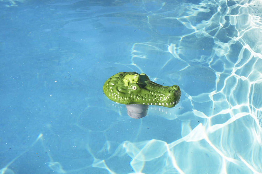Poolmaster Adjustable Chlorine Dispenser for Swimming Pools and Spas, Alligator