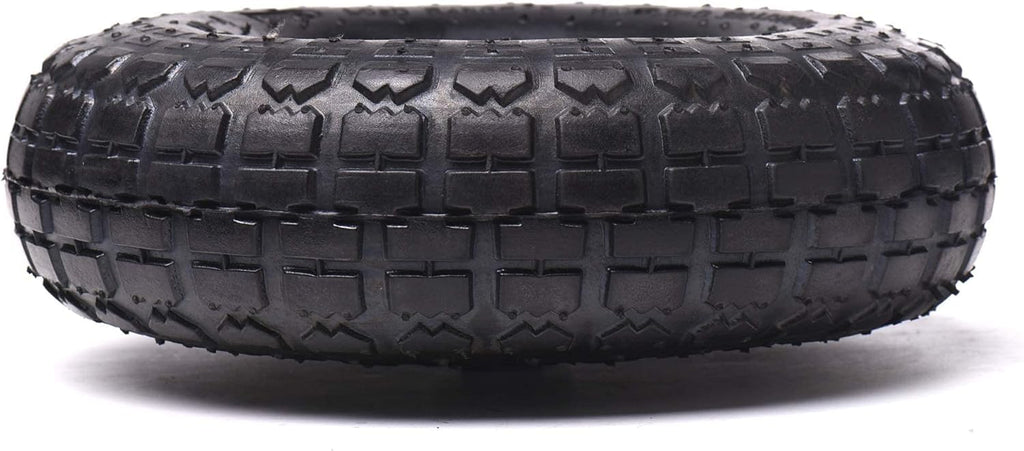 AR-PRO (2 Pack) 4.10/3.50-4 Tire and Wheel, Replacement Pneumatic Tires 10-Inch Wheel with 5/8" Bearings and 2.2" Offset Hub, Compatible with Hand Truck, Wheelbarrow, Wagon, Gorilla Carts